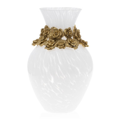 ROSE COLLECTION Handmade Glass Table Vase