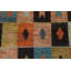 Tapis marocain multicolore en laine noué à la main 7 x 10