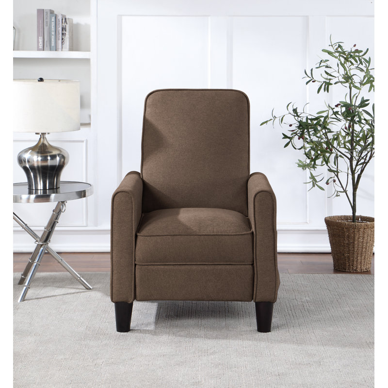 Fauteuil inclinable manuel standard Atmore, Mélange de polyester chocolat