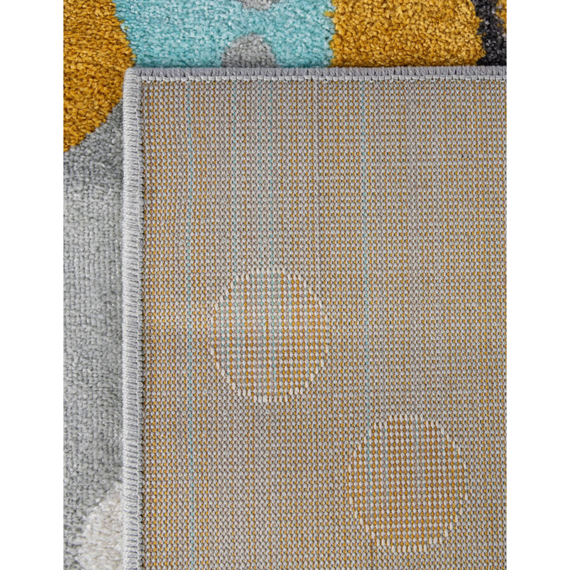 Tapis pour enfant Unique Loom Reindeers Whimsy, Rectangle 4 pi 1 po x 6 pi 1 po