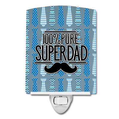 100% Pure Dad Ceramic Night Light