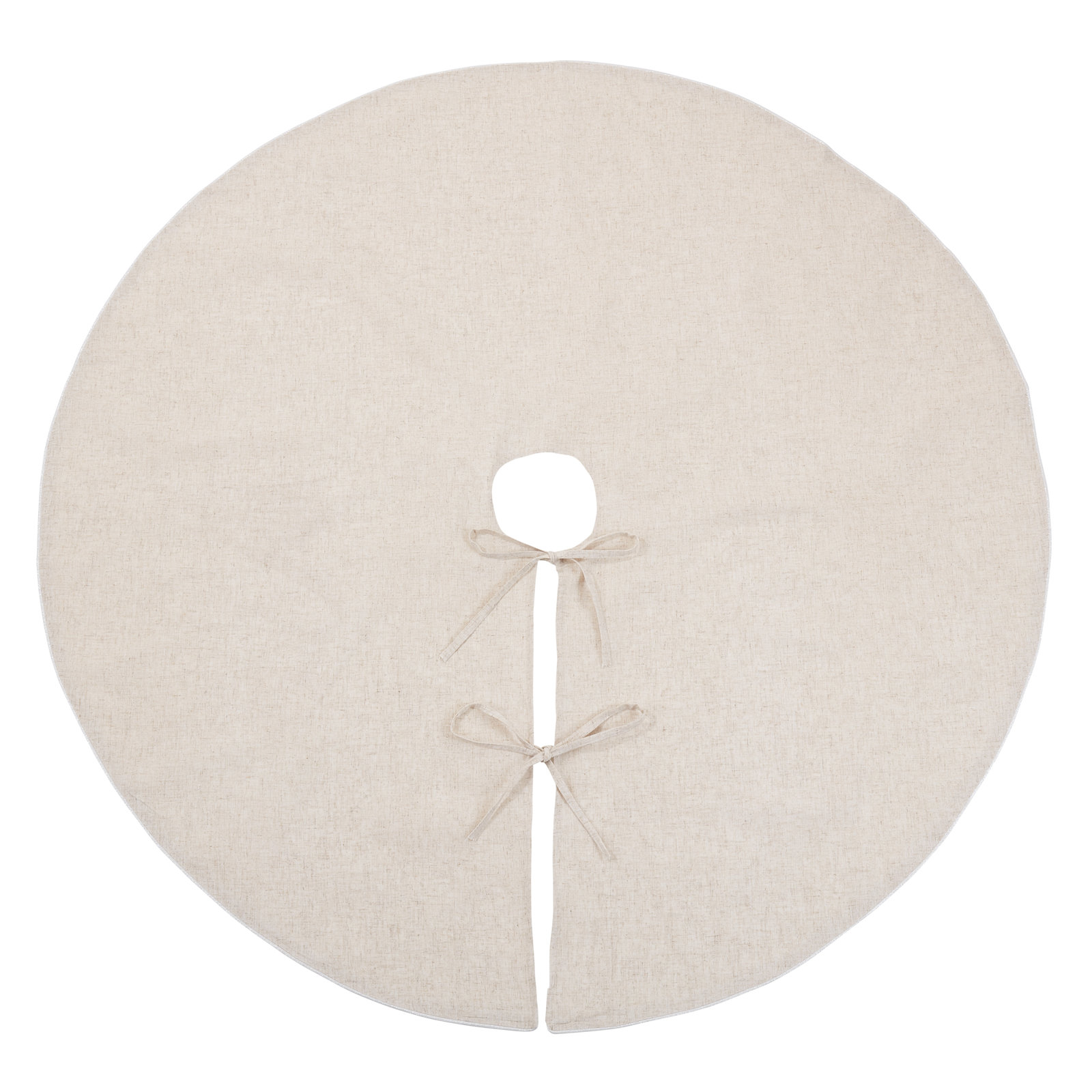 Nylah Tree Skirt, 56", Silver