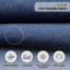 Outdoor Square Dining Chair Cushions, 3" Foam Replacement Cushion-20084346-20084323