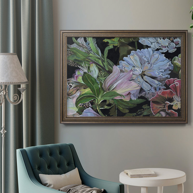 Toile encadrée de qualité supérieure velours foncé II - prête à être accrochée, H 16 po x l 20 po x P 2,5 po