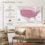 Épinglette rose foncé USA Milstead-107944407