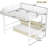 Bunk Bed With Storage Shelves And Drawers,multifunctional Metal Bunk Beds With Usb Ports And Led Lights, Lower Bed That Can Be Converted Into A Sofa-1503264464-1503264494