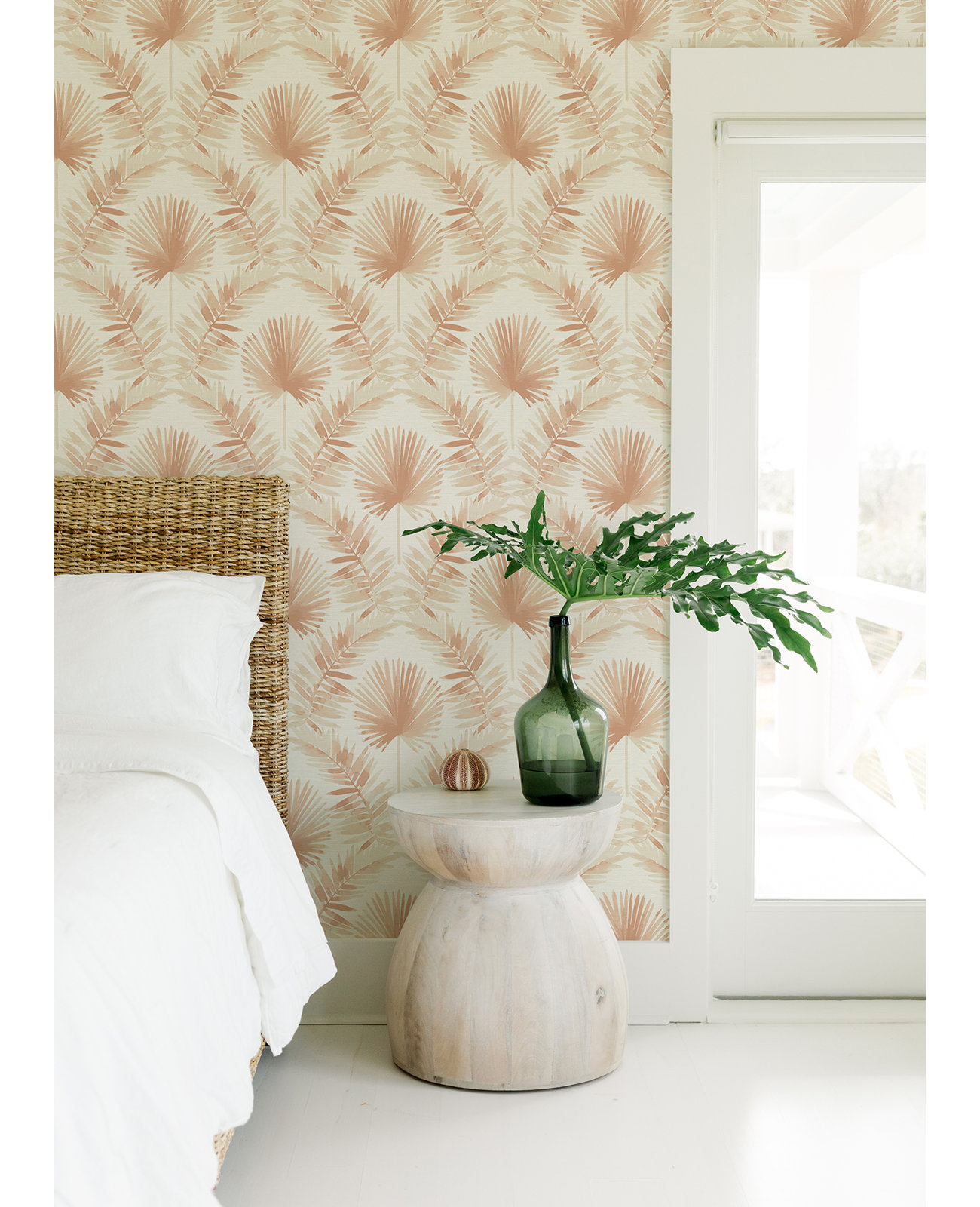 Dorinda Botanical Wallpaper, Red