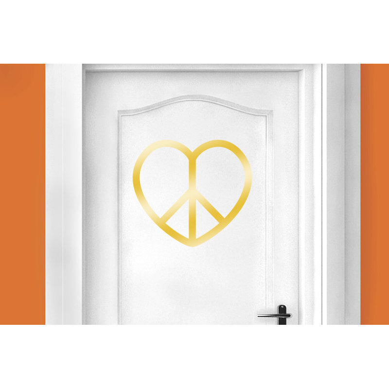 Wall Decal, Shiny Gold