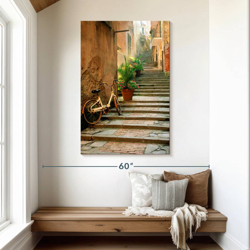 Sireci Cinque Terre Steps, 48" H x 32" W