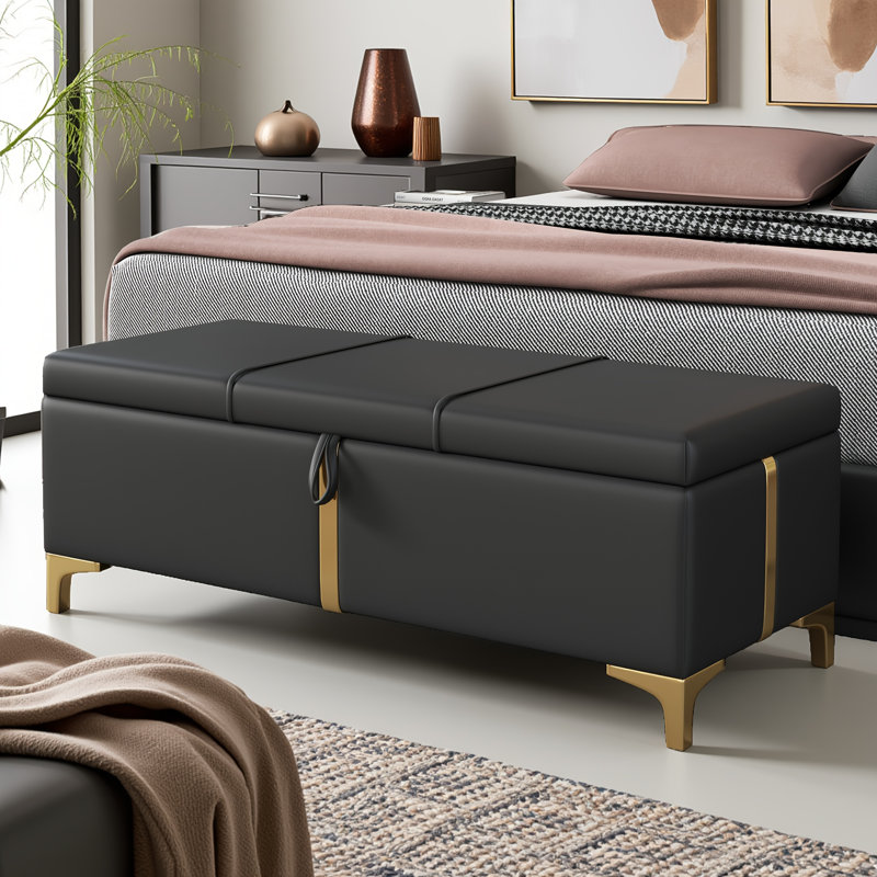 Repose-pieds avec rangement Elegant