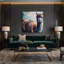 Faune, alpaga gris, art mural sur toile-704561067