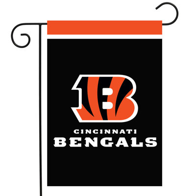 Drapeau de jardin Cincinnati Bengals NFL