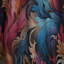 Motif de cachemire artistique I - rideau glamour - obscurcissant velours - 1 panneau-107596642