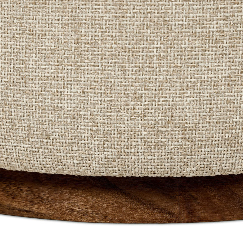 Sinclair Outdoor Ottoman, Beige