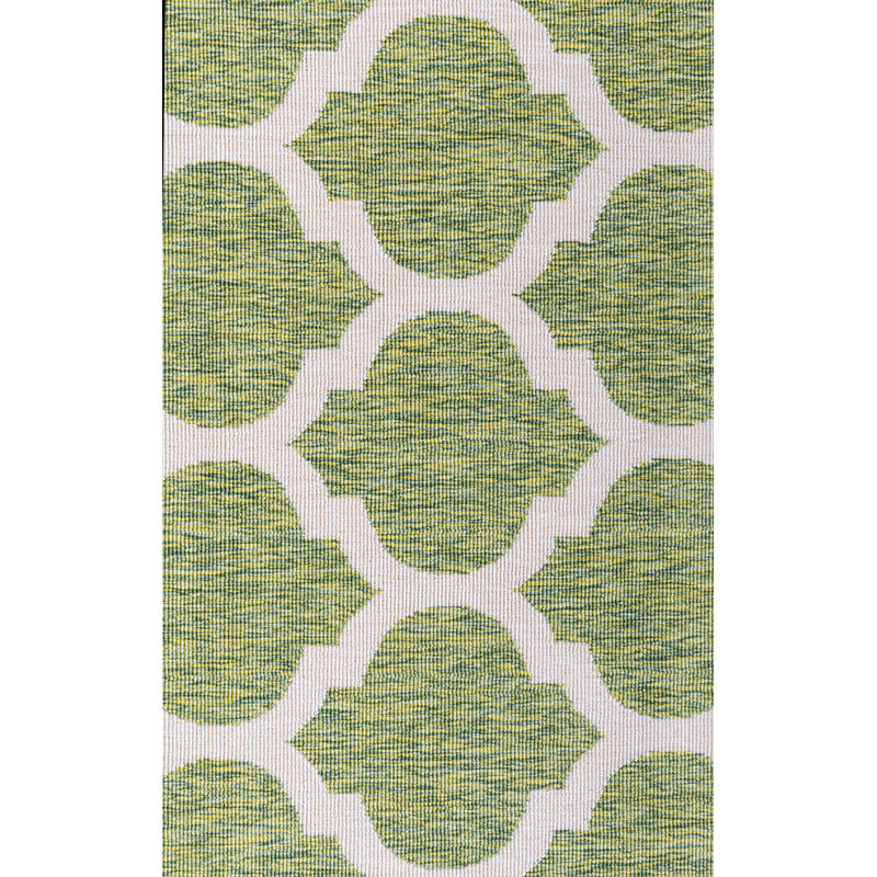 Tapis vert de haute qualité Aliveya, Tapis de couloir 2 pi 7 po x 6 pi 6 po