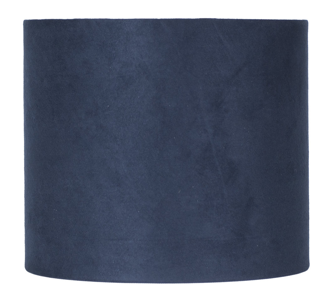 Ganya Classic Faux Leather Drum Lamp Shade ( Spider ) in Navy Blue Lark Manor™ 