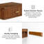 Tablette murale en bois massif Fig