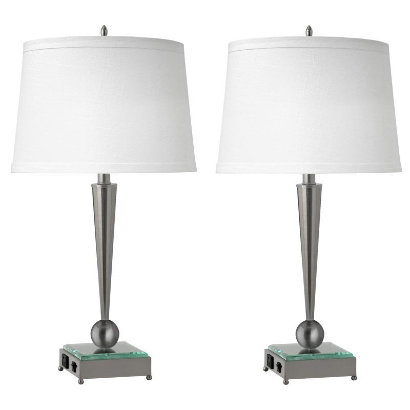 Metro Collection Metal USB Table Lamp