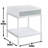 Asifa End Table with Storage