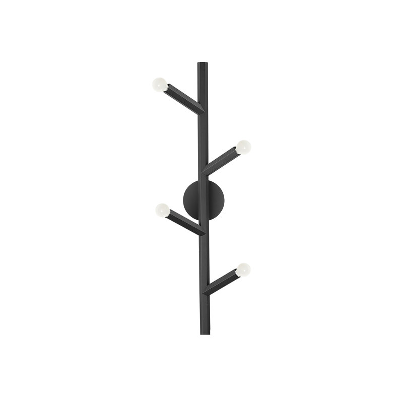 Oaks 4 - Light Wallchiere, Matte Black