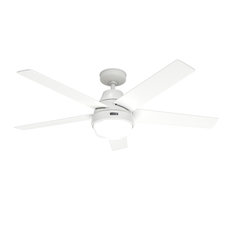 Ventilateur de plafond Hunter Aerodyne Wi-Fi ENERGY STAR® de 132 cm (52 ​​po) avec kit d'éclairage DEL et télécommande portative