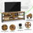 Harlay 140''-92" Media Console, Corner TV Stand for TVs up to 65-537949470