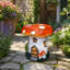Tabouret de jardin décoratif en résine 13,4 pouces