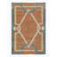 Rug & Kilim’S Modern French Art Deco Rug In Orange With Geometric Pattern-1601452391
