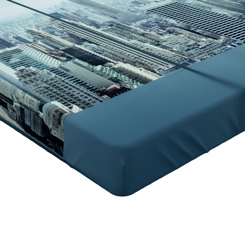 Microfiber Patterned Fitted Sheet, Full Fitted Sheet