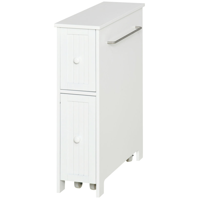 Armoire de salle de bain mince avec tiroirs