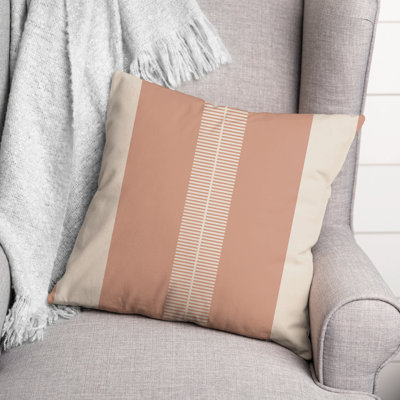 Coussin Peach Stripes