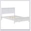 Modern White Solid Wood Full Platform Bed With Sturdy Wooden Slats Support,No Box Spring Needed-1226713688