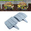 Bordure de pelouse, bordure en plastique imitation pierre effet de jardin bordure de pelouse (ensemble de 10)