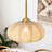 1 - Light Boho Fabric Glass Single Pendant