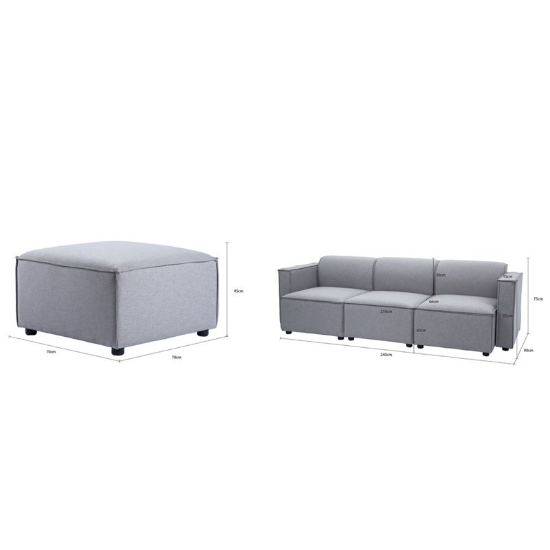 Ileanna 4 Seater Sofa