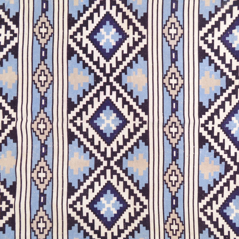 Aleksey Cotton Geometric Indoor Rug, Rectangle 3' x 5'