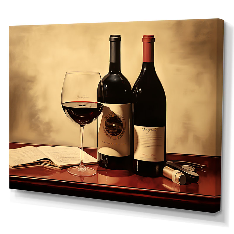 Vinyle Vinyle - Vin Art mural salon, Toile tendue, H 12 po x l 20 po x P 1 po