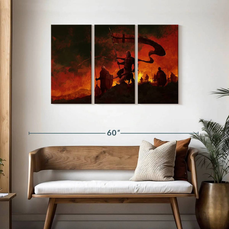 Keiri Medieval War, 28" H x 45" W