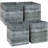 Sorbus Fabric Foldable Storage Cube Bins with Lids and Handle, 4-Pack-182071796