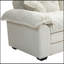 Canapé 84 po en chenille 84 po avec 2 coussins décoratifs et mousse à mémoire de forme pour salon-118043530