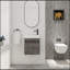 Meuble-lavabo mural 18 po avec lavabo en céramique-1088476625
