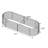 6x2x1.5ft Oval Metal Raised Garden Bed, Gray-1010096097