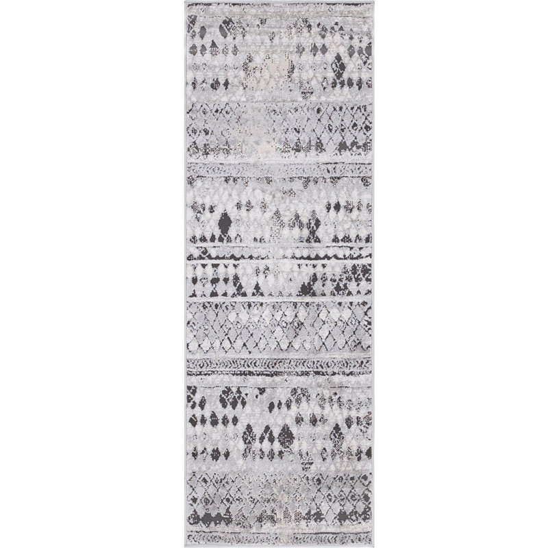 Geometric Indoor Rug, Runner 2'2" x 6'1"