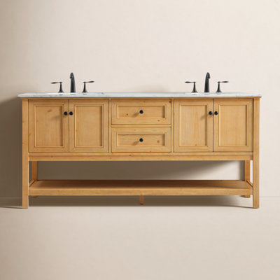 Bonsai 72'' Double Bathroom Vanity