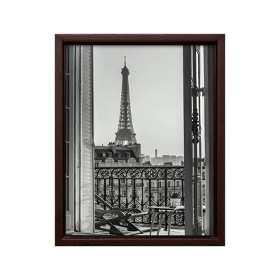Eiffel Tower View from Balcony
