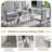 Merrimack Glass Top Metal Base Dining Table-456743313
