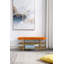 Banc de rangement en velours Rosheda-983446021