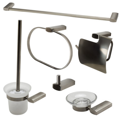 Ensemble d’accessoires de salle de bain 6 pièces assortis