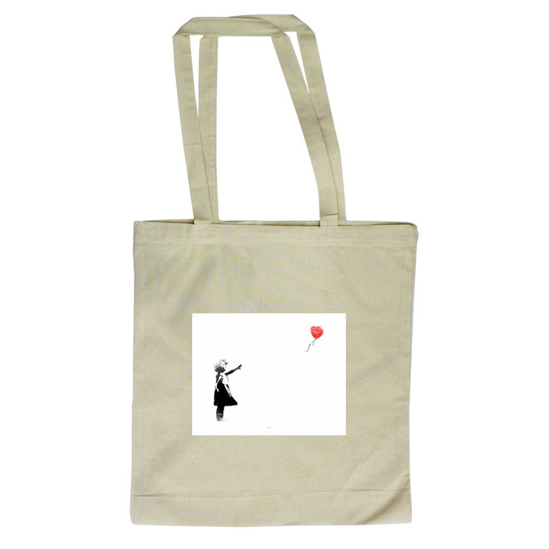 Heart Balloon Tote Bag