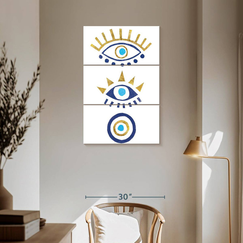 Adella Evil Eye, 57" H x 36" W